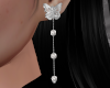 P* butterfly earrings