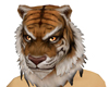 Tiger Head (Fiery Eyes) 
