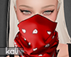 Red bandana woman