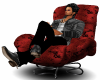 Red Lounger Chair