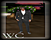 DW FALL GRAY BLCK SUIT M