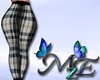 MzE Tan plaid pants