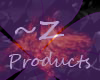 ~Z Purple Clover Sticker