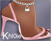 K pink heels