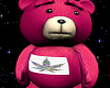 Pink Stoner Bear