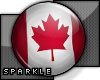 Button- Canadian Flag