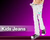 (M) Kids Jeans White