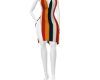 stripe caramel dress