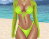 Beach Bikini green