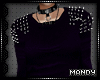 xMx:Purpl Spiked Sweater