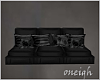 Black Flower Sofa