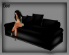 -B- Black Couch