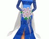 Bouquet 4 Blue Gown