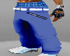 Blue pants man