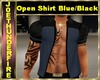Open Shirt Blue/Black