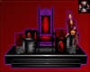 RH Red black bday throne