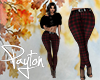 Cranberry Plaid Pants RL