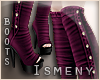 [Is] Suede Boots Wine