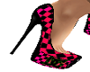 Hot Pink Checkered Heels