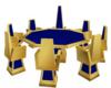 Blue&gold Meeting Table