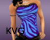 neon blue/purple top