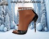 ONYX SNOWFLAKE HEELS