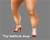 DERIVABLE Red/white Heel