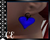 ::CE::Blue Heart Earring