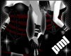 [PLM] stripe corset red