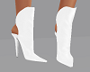 stiletto boots white