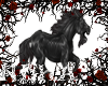Black 3d horse