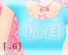 [.G]!Love Tee .Blue