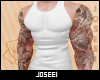 Tanktop White Ink Arms