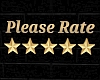 Please Rate Sign