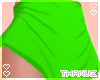 T | Lime Spandex Shorts