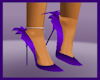 Purple Heels with Bow