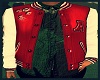 |Red Camo Varisty Jacket