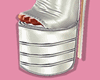 White | Platform Boots