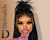 Selena Hair BLack