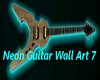 Neon Guitar Wall Art 7