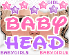 B| Adorable Baby Head