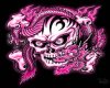 Skull & Dragon Pink