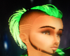 Green Juggalo hair
