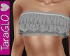 Gray Lace Tube Top