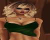 {B} Green Halter Top