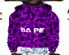 Purple Bape Camo Jacket