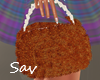 Fur Bag-Burnt Siena