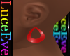 Red Loop Earrings DRV