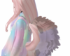 tail pastel pink/purple