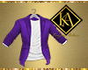 Casual purple jacket